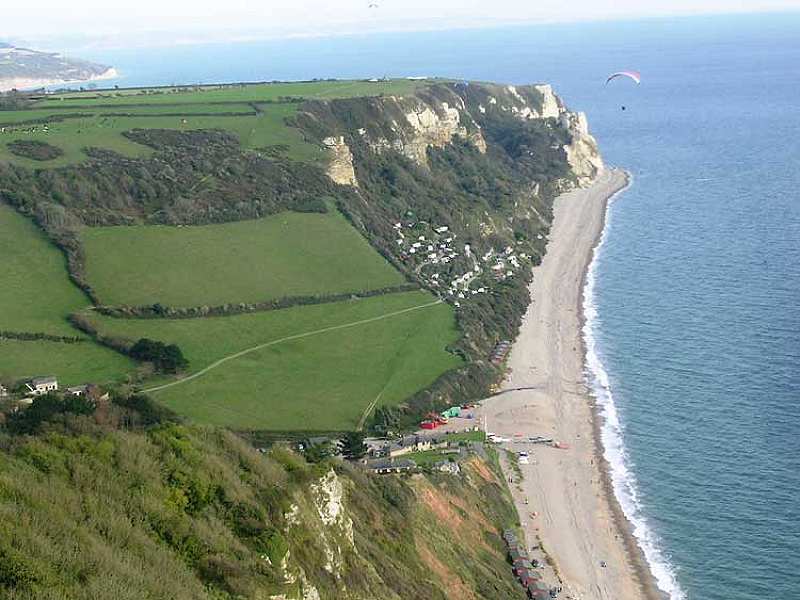 Branscombe looking east to Beer Head