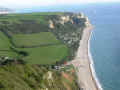 Branscombe looking east to Beer Head