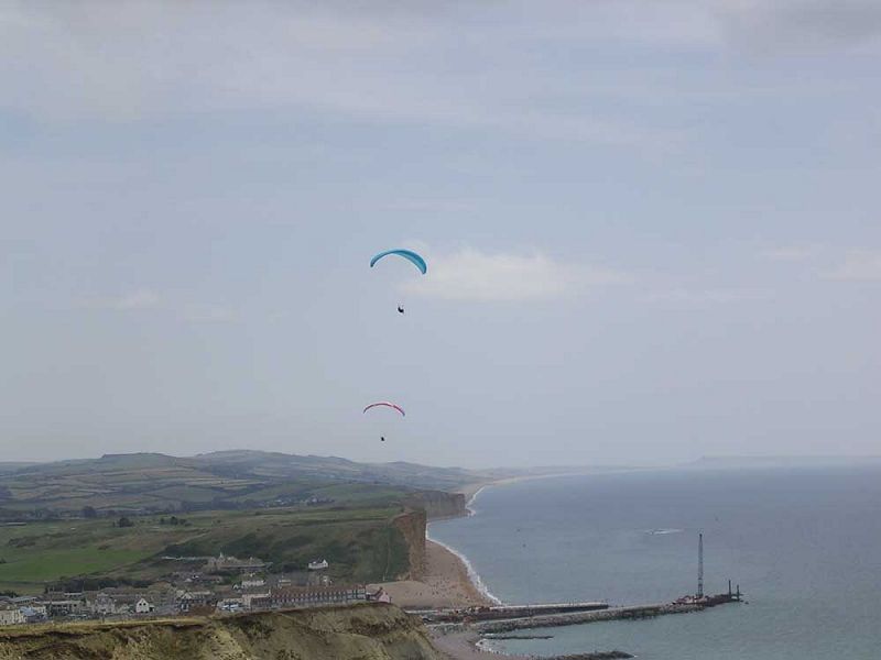 East towards Chesil Beach