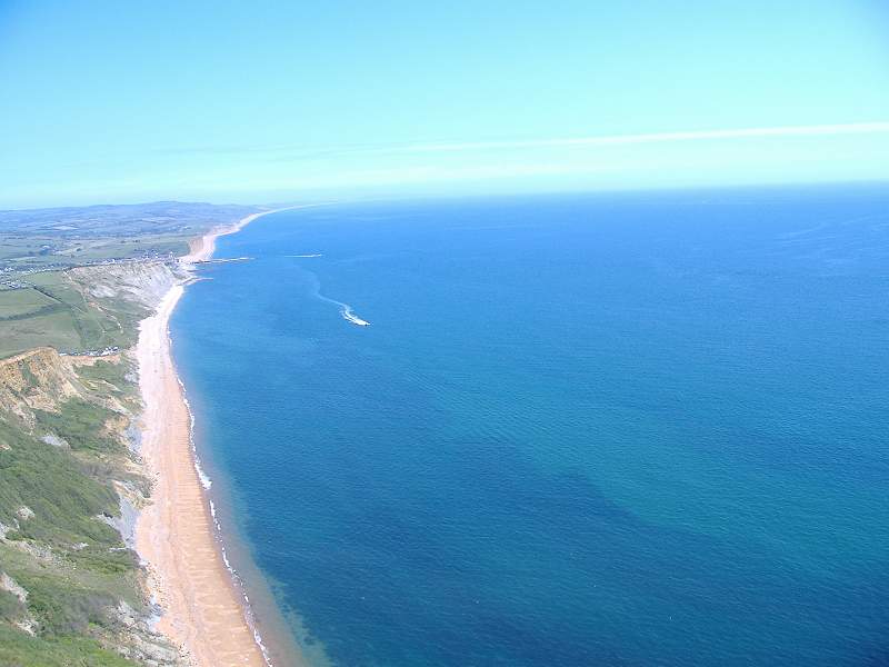 Eype beach towards West Bay
