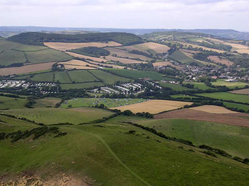 North west towards Chideock
