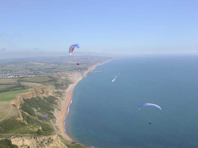 Over Thorncombe Beacon towards Eype and West Bay