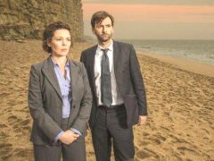 David Tennant & Olivia Colman at West Bay