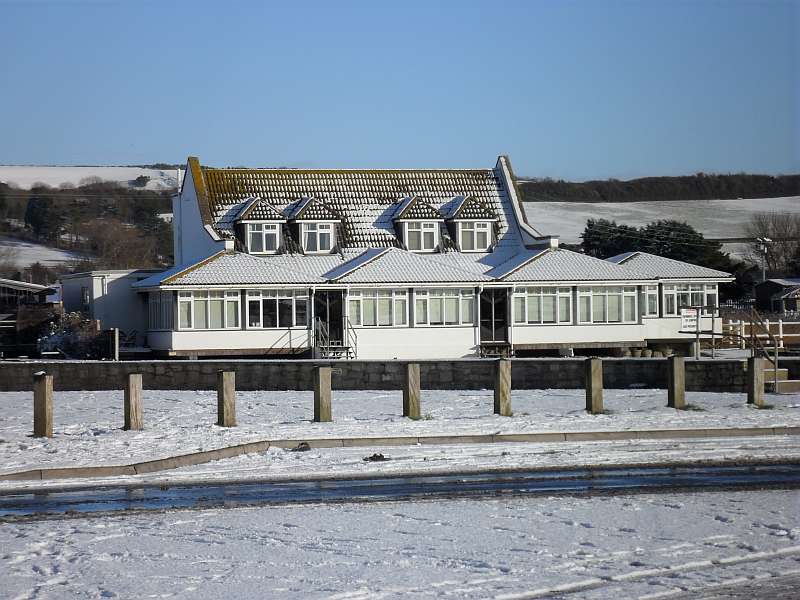 West Bay in the Snow, Riverside Restaurant