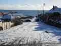 West Bay in the Snow, West Cliff Road