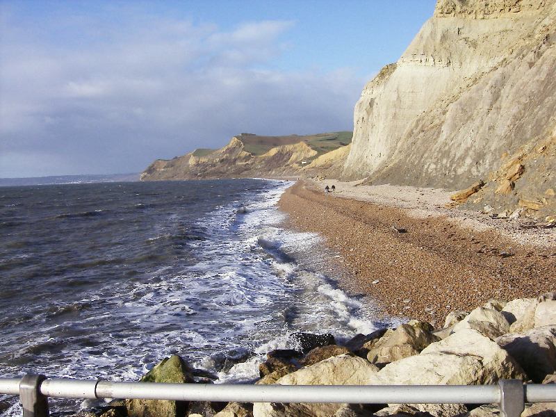 Eype Beach from West Bay Promenade