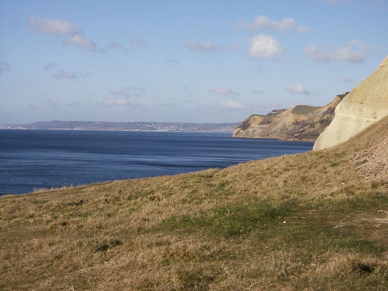West Bay, View Westwards from West Cliff