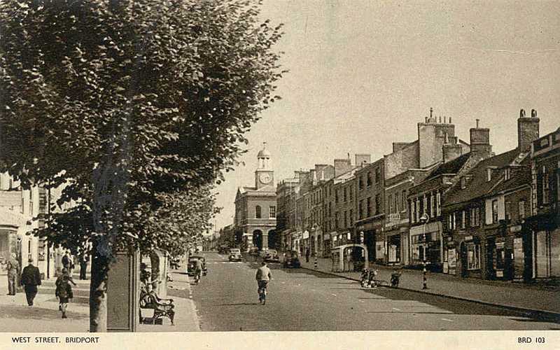 Bridport - West Street, early 1950's