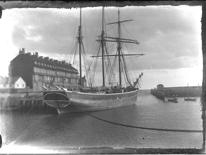 Neils Marstel in Bridport Harbour - 1909