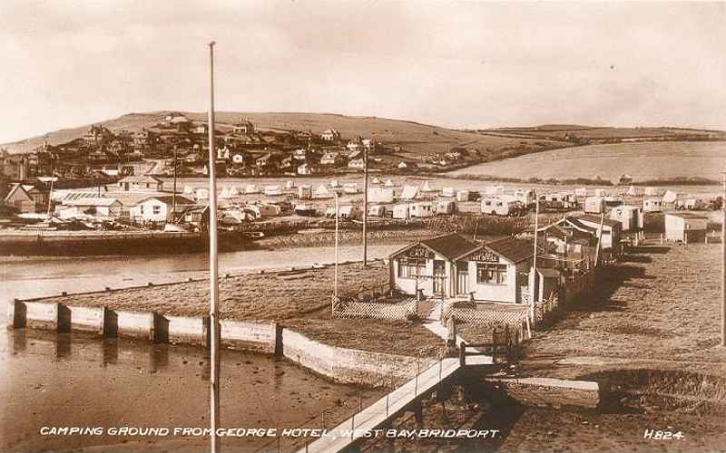 Riverside Cafe and Post Office, early 1950's