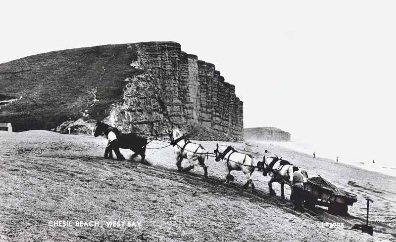 Gravel extraction from East Beach